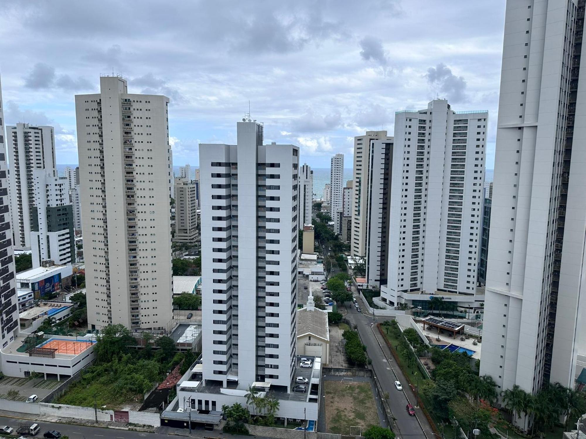 Flat - Boa Viagem Para Ate 5 Pessoas, Andar Alto Vista Mar, Piscina, Wifi 500Mbps, Recife Dış mekan fotoğraf
